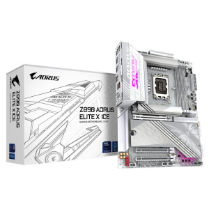 Gigabyte z890 aorus elite x ice scheda madre – supporta cpu intel core ultra (serie 2), vrm a 16+1+2 fasi, fino a 9500mhz ddr5