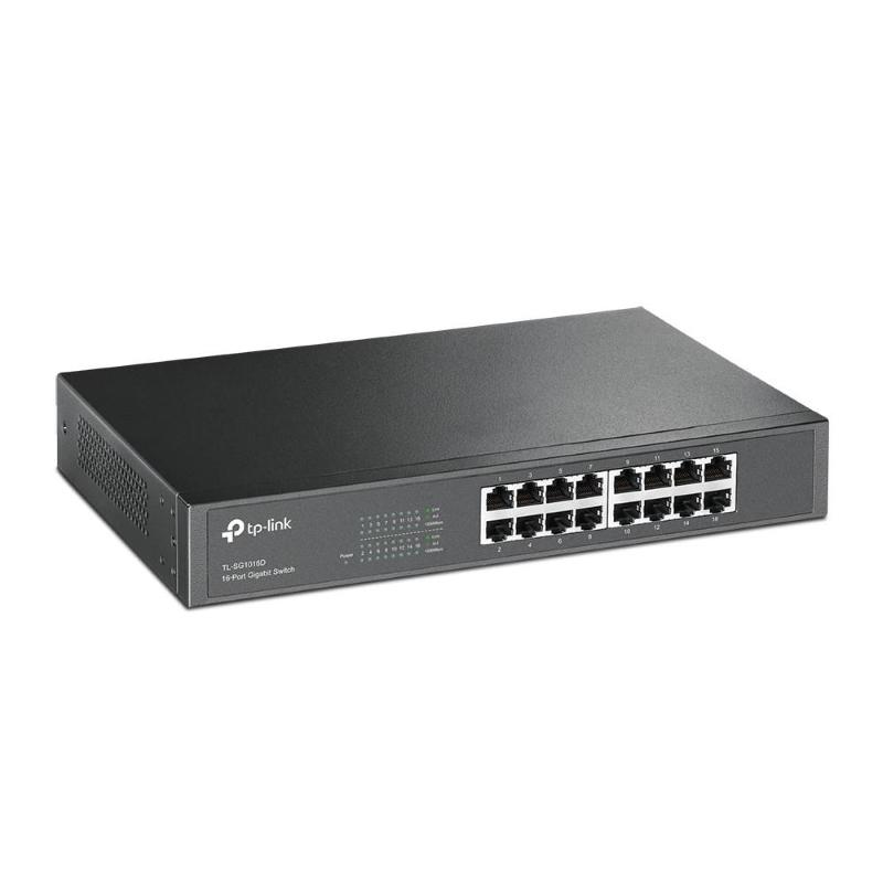 Tp-link tl-sg1016d non gestito gigabit ethernet (10/100/1000) nero