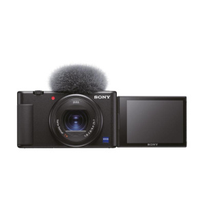 Sony vlog camera zv-1 – fotocamera digitale con schermo lcd direzionabile ideale per vlog e video 4k
