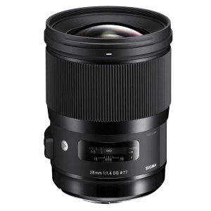 Sigma 28mm f1.4 dg hsm art milc/srl obiettivo ampio nero