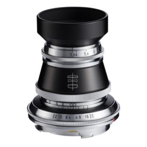 Voigtländer vm 50 mm f3.5 heliar nero, argento