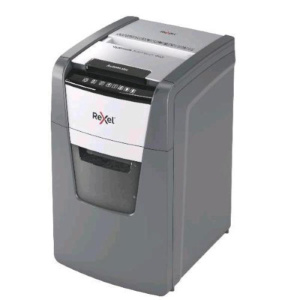 Rexel optimum distruggidocumenti automatico a frammenti 44 lt 150 fogli nero grigio