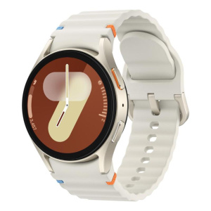 Samsung galaxy watch7 3,3 cm (1.3) amoled 40 mm digitale 432 x 432 pixel touch screen crema wi-fi gps (satellitare)