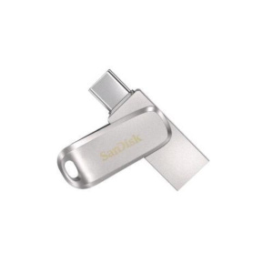 Sandisk ultra dual luxe chiavetta usb 256gb 2 in 1 tipo c/tipo a 3.1 150mb/s silver