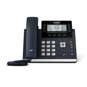 Yealink sip-t43u telefono ip display lcd 3,7 12 account sip 2p gigabit poe fino a 21 tasti blf