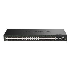 D-link switch 52-port gigabit stackable smart managed switch with 4 x 10g sfp+ ports