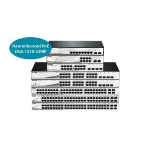 D-link switch 10 porte di cui 8 porte gigabit poe + 2 porte sfp smart+
