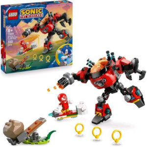 Lego sonic the hedgehog knuckles vs il mech egg crusher del dr eggman set con 2 minifigure