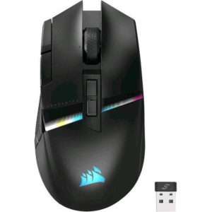 Corsair darkstar rgb mmo mouse gaming ottico wireless 26.000 dpi 15 pulsanti programmabili wireless/bluetooth/usb compatibile con icue nero