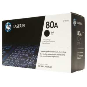 Hp toner nero per m401/m425 2700pag, 80a