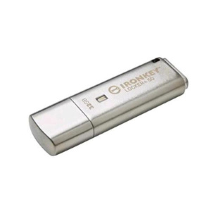 Kingston iklp50/32gb ironkey locke+50 chiavetta usb 32gb crittografato protezione xts-aes backup automatico cloud argento
