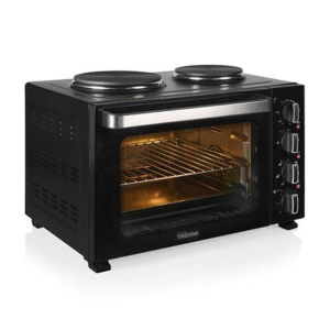 Forno a convenzione con 2 piastre cott