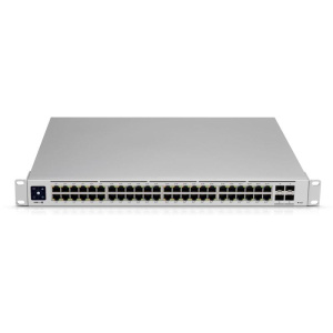 Ubiquiti unifi usw-pro-48 switch di rete gestito l2/l3 gigabit ethernet (10/100/1000) 1u argento