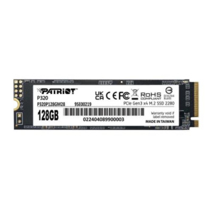 Patriot ssd p320 128gb m.2280 pci-e r/w 1600/1000mb/s