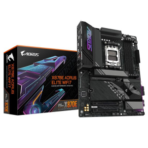 Gigabyte x870e aorus elite wifi7 scheda madre – supporta cpu amd ryzen 9000, 16+2+2 fasi vrm digitali, fino a 8000hz ddr5 (oc),