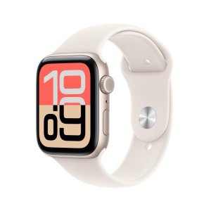 Apple watch se 3 gps + cellular 44mm starlight aluminium case with starlight sport band – m/l