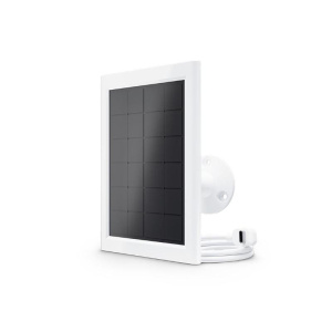 Arlo essential 2k solarpanel für den außenbereich weiß