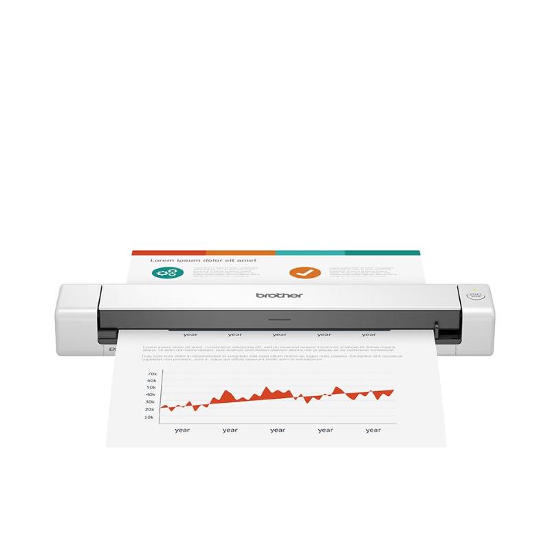 Brother ds-640 scanner scanner portatile 1200 x 1200 dpi a4 nero, bianco