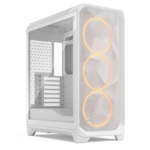 Fractal meshify 3 white rgb tg midi tower gaming gehäuse weiß
