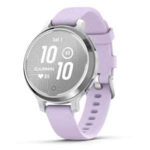 Garmin lily 2 active fashion smartwatch silber/ purple jasmine