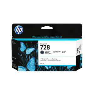 Hp 728 130-ml matte black designjet ink cartridge cartuccia d`inchiostro 1 pz originale resa standard nero opaco