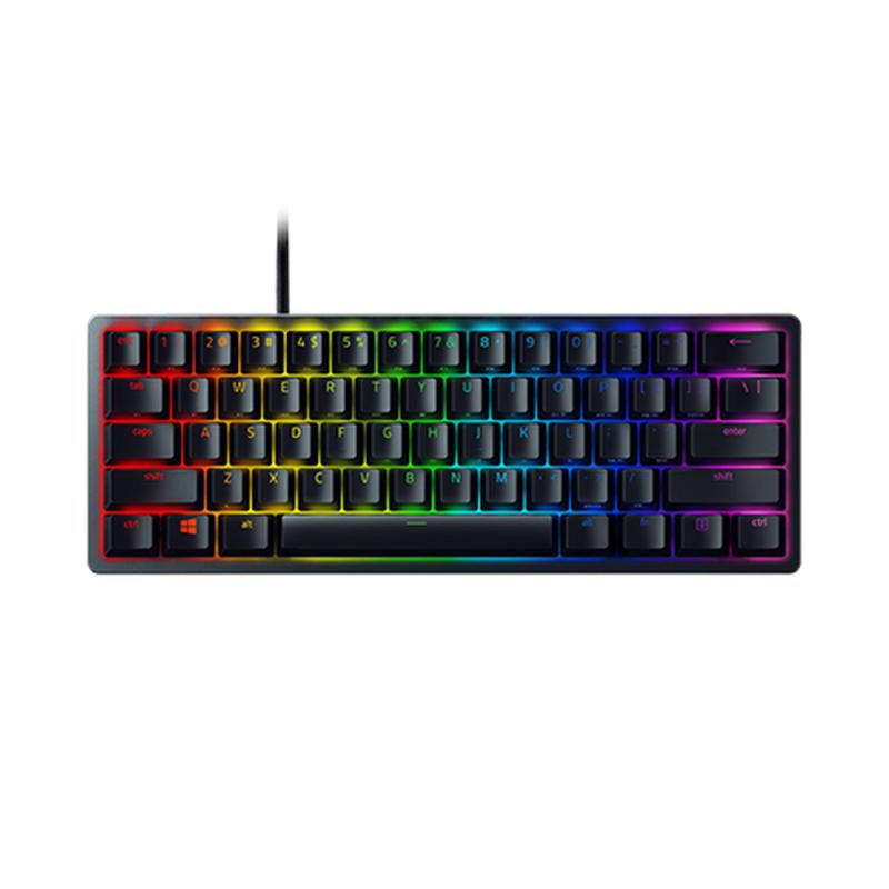 Razer huntsman mini schwarz - linearer optischer switch - gaming tastatur