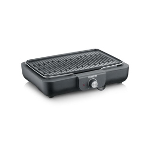 Severin pg 8556 tischgrill mit grillplatte 2300w schwarz