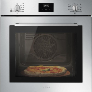 Smeg forno incasso termoventilato pizza display 60cm inox sf6400s1pzx