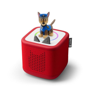 Tonies toniebox 2 kabelloser lautsprecher für kinder rot inkl. game tonies play m & paw patrol tonie chase