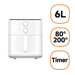 Xiaomi bhr8588eu essential air fryer 6l weiß heißluft fritteuse