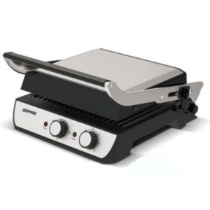 Zephir bistecchiera elettrica apert.180Â°piastre amovibili 2000w zhc657