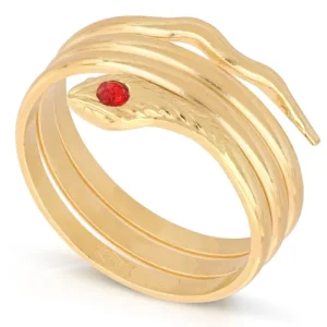 Anello serpente a 3 fili Oro Giallo 803321709024