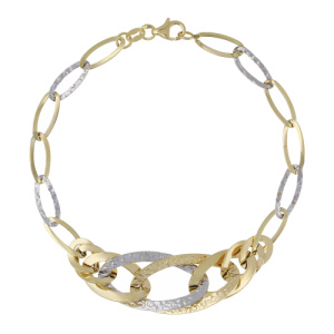 Bracciale Donna Oro Bianco Giallo GL102245
