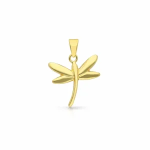 Ciondolo Libellula Oro Giallo GL102351