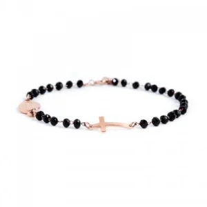 Bracciale Rosario Marlù Unisex Collezione Vision 33BR0004R-N