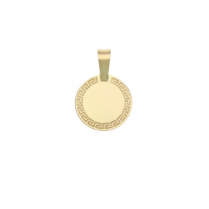 Ciondolo Medaglia Personalizzabile Oro giallo GL101749
