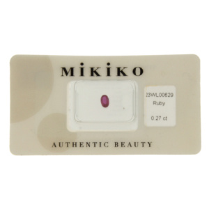 Mikiko Rubino Blister Certificato 23WL00629