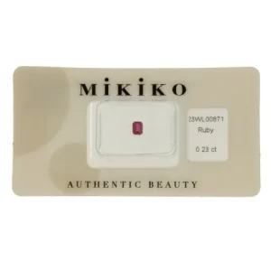 Mikiko Rubino Blister Certificato 23WL00871