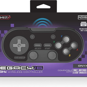 Retro-Bit Legacy 16 Nero senza fili e USB – nuovo