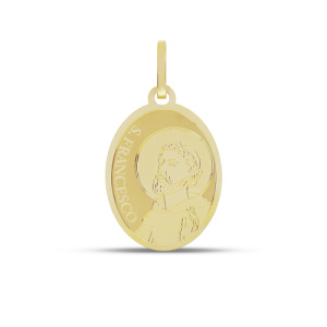 Ciondolo San Francesco Oro Giallo GL102333