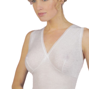 Canotta donna misto lana spalla larga forma seno Gicipi 41