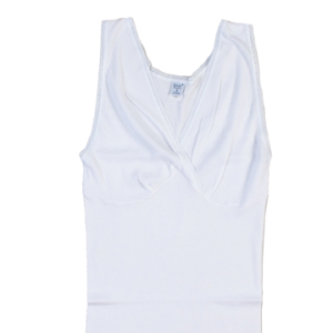 Canotta donna spalla larga costina forma seno Gicipi 110 tg 3-7