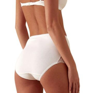 Culotte in cotone elasticizzato con pizzo laterale Jadea 07