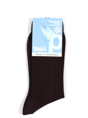 CALZINI CORTI SANITARI UOMO PRISCO SANITAL CORTO MISTO LANA