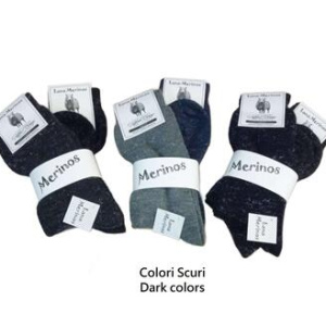 Calzino corto donna in lana Merinos Goffredo Berenzi 1001