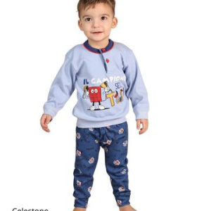 Pigiama da neonato in jersey di cotone caldo Gary 1023