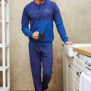 Pigiama uomo in jersey di cotone caldo Navigare 141713