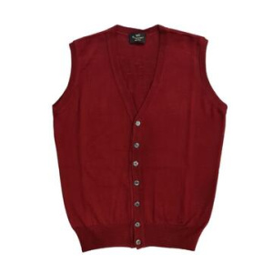 GILET UOMO CON BOTTONI MISTO LANA MERINO MV MS161B