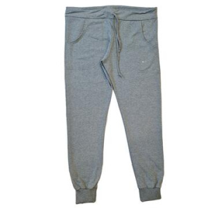 PANTALONE DONNA OVER POLSINO CON TASCHE FELPATO IKÓ1811