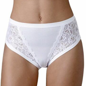 CULOTTE ALTA DONNA IN COTONE MODAL E PIZZO LOVELY GIRL 1985